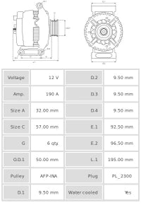 ALTERNADOR NUEVO A1015