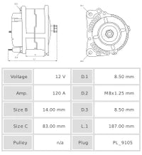 ALTERNADOR NUEVO A9158