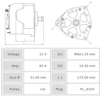 ALTERNADOR NUEVO A0018
