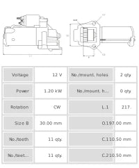 Motor de arranque S9029