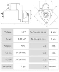Motor de arranque S0765S