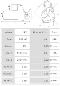 Motor de Arranque S0068