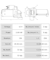 Motor de Arranque S0123
