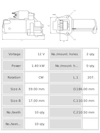 Motor de arranque S5129