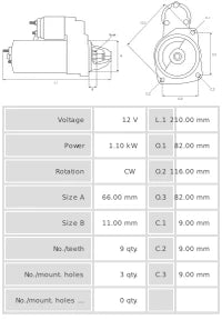 Motor de arranque S0241