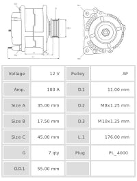 ALTERNADOR NUEVO A0224