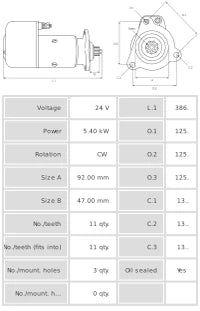 Motor de arranque S0221