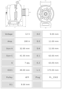 ALTERNADOR NUEVO A0459