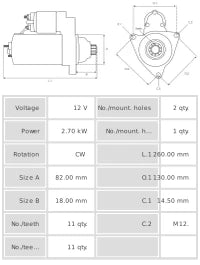 Motor de arranque S6059