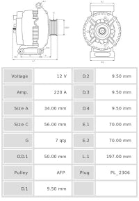 ALTERNADOR NUEVO A3115