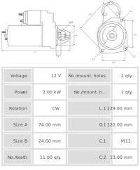Motor de arranque S6248S