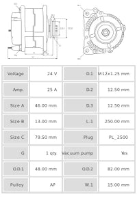 ALTERNADOR NUEVO A5007