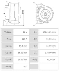 ALTERNADOR NUEVO A0154