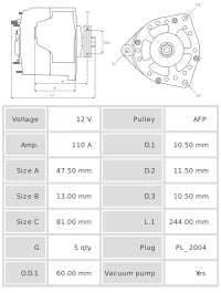 ALTERNADOR NUEVO A9118