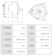Cargar imagen en el visor de la galería, ALTERNADOR NUEVO A0669(SEG)