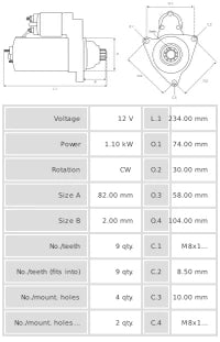 Motor de Arranque S0104