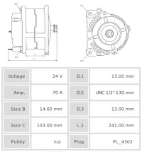 ALTERNADOR NUEVO A1052S