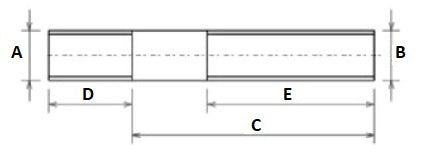 Z006 ESPARRAGO 10 x 1.25