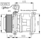 COMPRESOR A/A ISUZU IVECO RENAULT AL154203