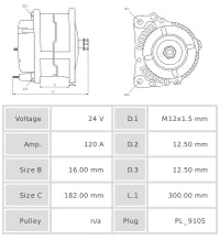 ALTERNADOR NUEVO A0396