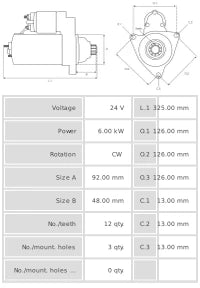 Motor de arranque S0776S