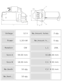 Motor de arranque S5125