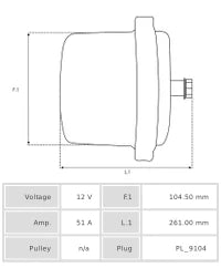 ALTERNADOR NUEVO A0556S