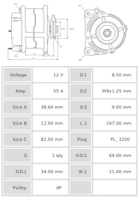 ALTERNADOR NUEVO A4108