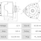 ALTERNADOR NUEVO A4042(P-INA)