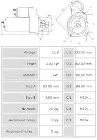 Motor de arranque S6435S