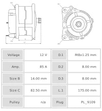 ALTERNADOR NUEVO A6264(DENSO)