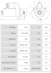 Motor de arranque S6205