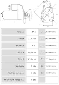 Motor de arranque S0885S