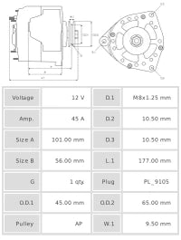 ALTERNADOR NUEVO A0247