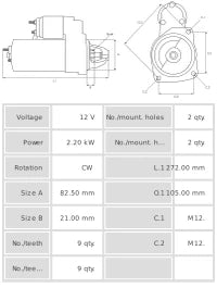Motor de Arranque S0043