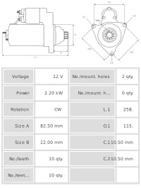 Motor de arranque S5004