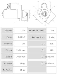 Motor de arranque S9181