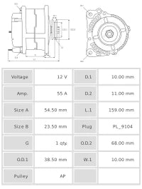 ALTERNADOR NUEVO A4047