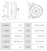 ALTERNADOR NUEVO A0022