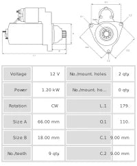 Motor de arranque S6388(DENSO)