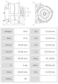 ALTERNADOR NUEVO A4029