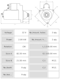 Motor de Arranque S0193