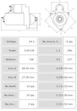 Cargar imagen en el visor de la galería, Motor de arranque S5061

