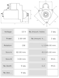 Motor de Arranque S0468