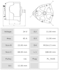 ALTERNADOR NUEVO A0029