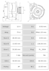 ALTERNADOR NUEVO A5014