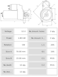 Motor de arranque S6055