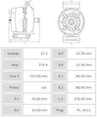 ALTERNADOR NUEVO A1073S