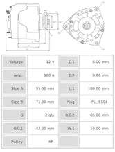 Cargar imagen en el visor de la galería, ALTERNADOR NUEVO A0401
