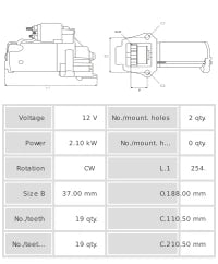 Motor de Arranque S9002